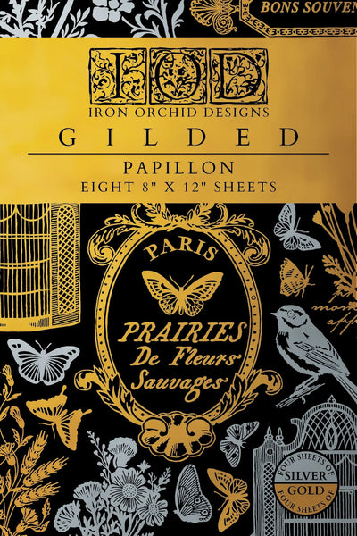 Papillon IOD Foil Transfer - Iron Orchid Designs - LIMITED EDITION 2026