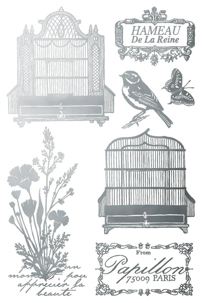 Papillon IOD Foil Transfer - Iron Orchid Designs - LIMITED EDITION 2026