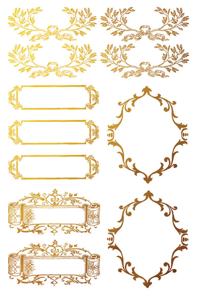 Petits Ornements IOD Foil Transfer- Iron Orchid Designs