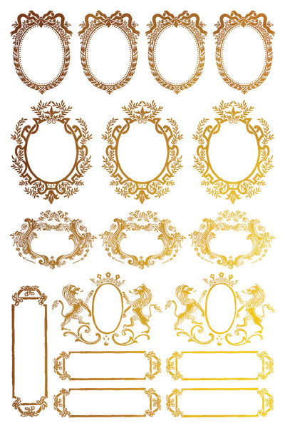 Petits Ornements IOD Foil Transfer- Iron Orchid Designs