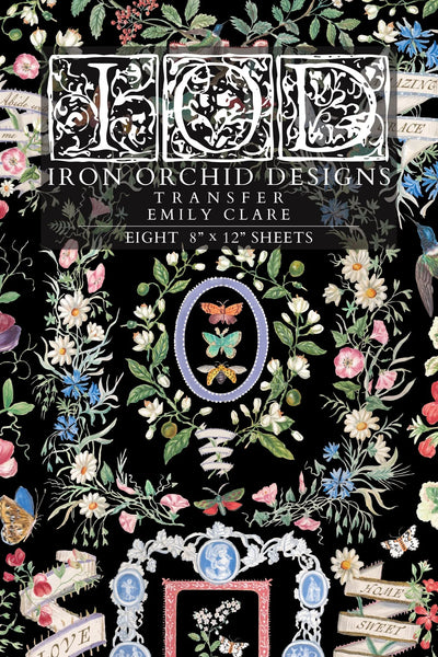 Emily Clare IOD Transfer - Iron Orchid Designs - 2026