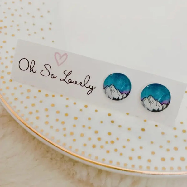 Stud Earrings -  Oh So Lovely