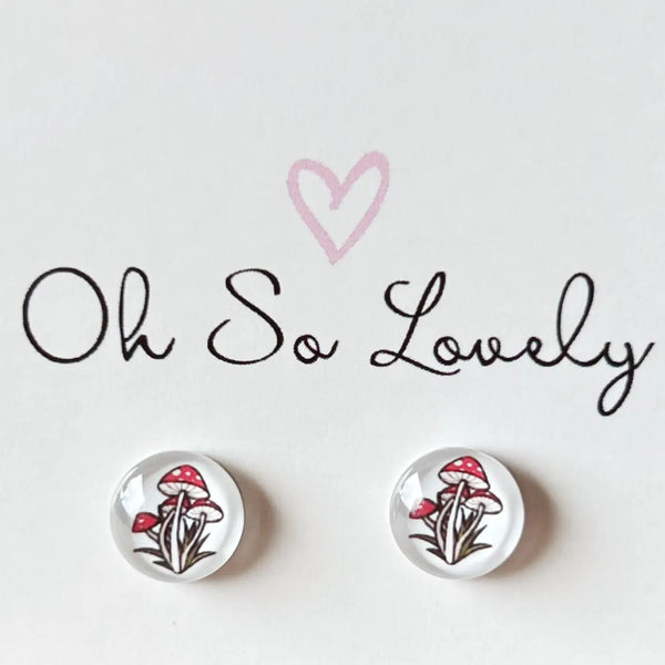 Stud Earrings -  Oh So Lovely