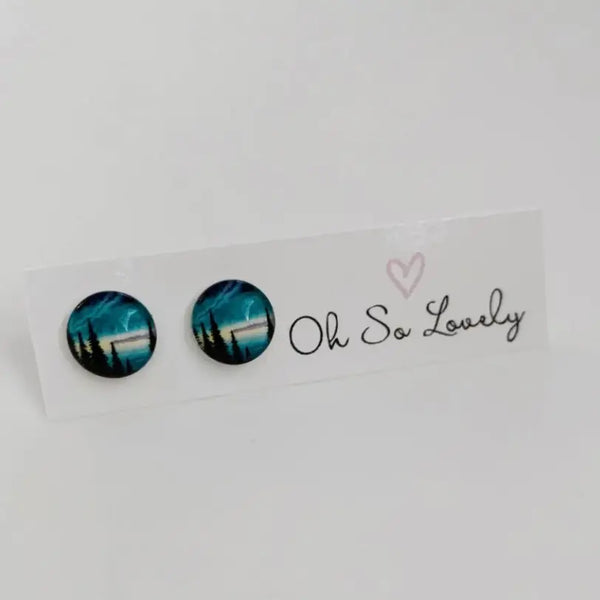 Stud Earrings -  Oh So Lovely