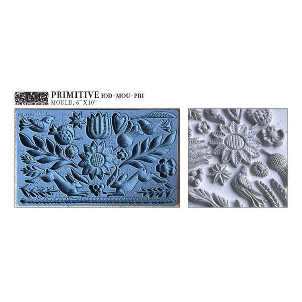 Primitive Décor Mould - New 2023 - Iron Orchid Designs