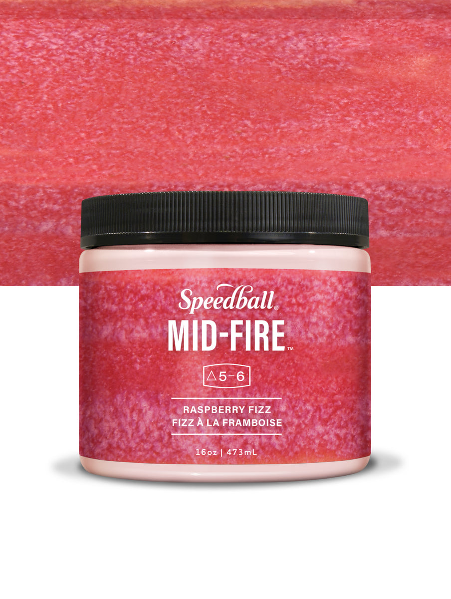 Raspberry Fire Raspberry Fizz - Speedball Mid Fire Glaze - 16oz โ Muckabout
