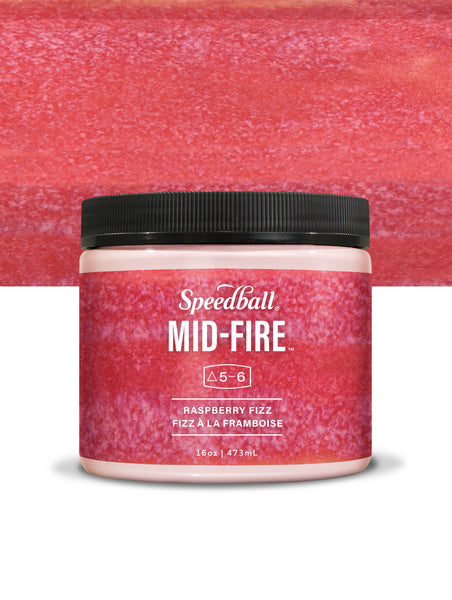 Raspberry Fizz - Speedball Mid Fire Glaze - 16oz