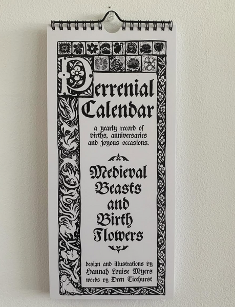 Perrenial Calendar- Little Painter