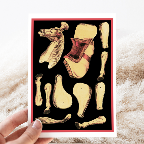 Greeting Card - Vintage Paper - Cheerful Whimsies