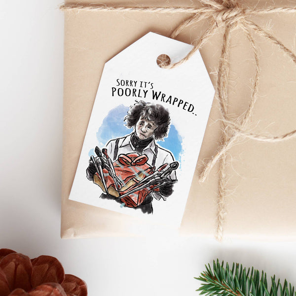 "Birthday" Gift Tag Pack (8) - Cute & Punny Present Tags