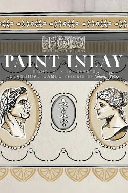 Classic Cameo IOD Paint Inlay - Iron Orchid Designs