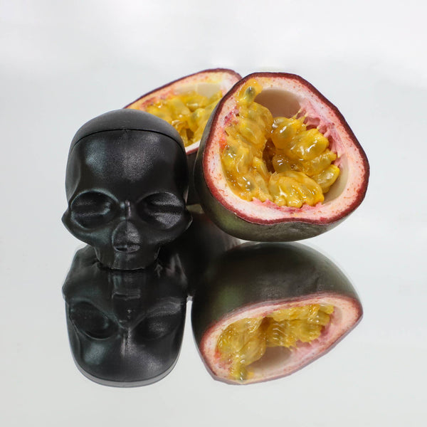 Skull Lip Balm 100% Natural: Black - Mint