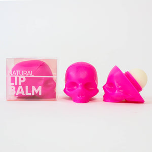 Skull Lip Balm 100% Natural - Hot Pink - Passion Fruit