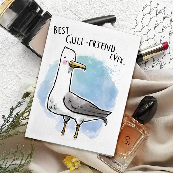 "Best Gull-friend" - Funny Pun Girlfriend Card