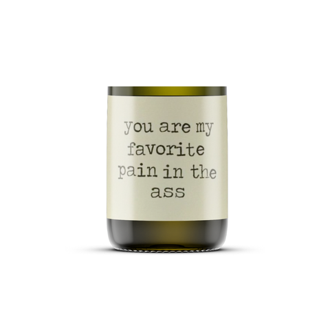 You are my favourite pain, Soy Wax Candle: Vanilla Patchouli