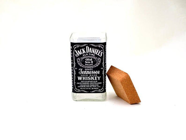 Jack Daniels Whiskey Bottle Stash Storage Jars with Cork Lid