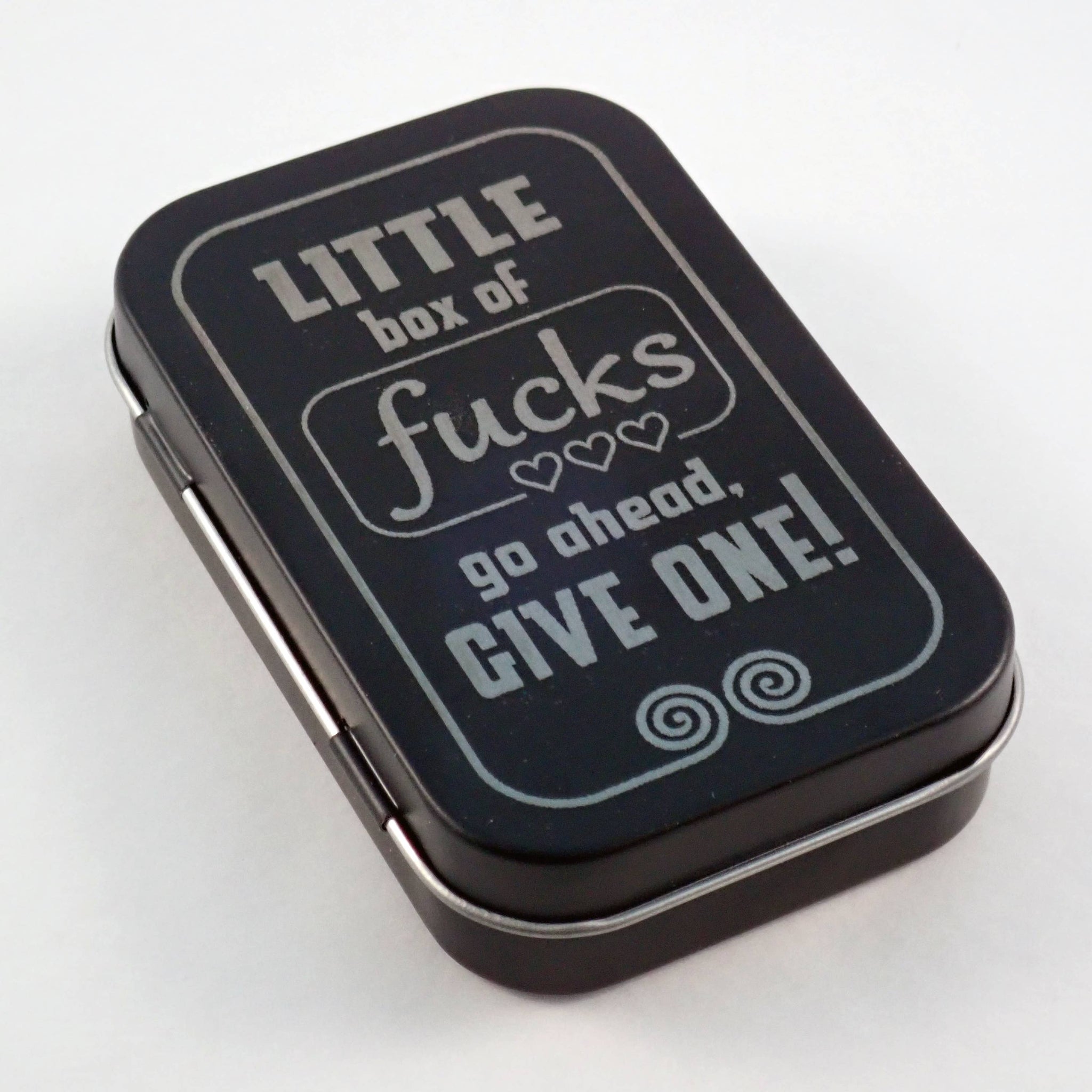 Wooden Novelty Tags - Tin Gift Boxes with Sharable Attitude!