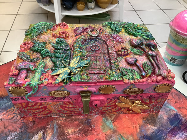 Fairy Tales Jewelry Box- Painted by Tabitha St Germain
