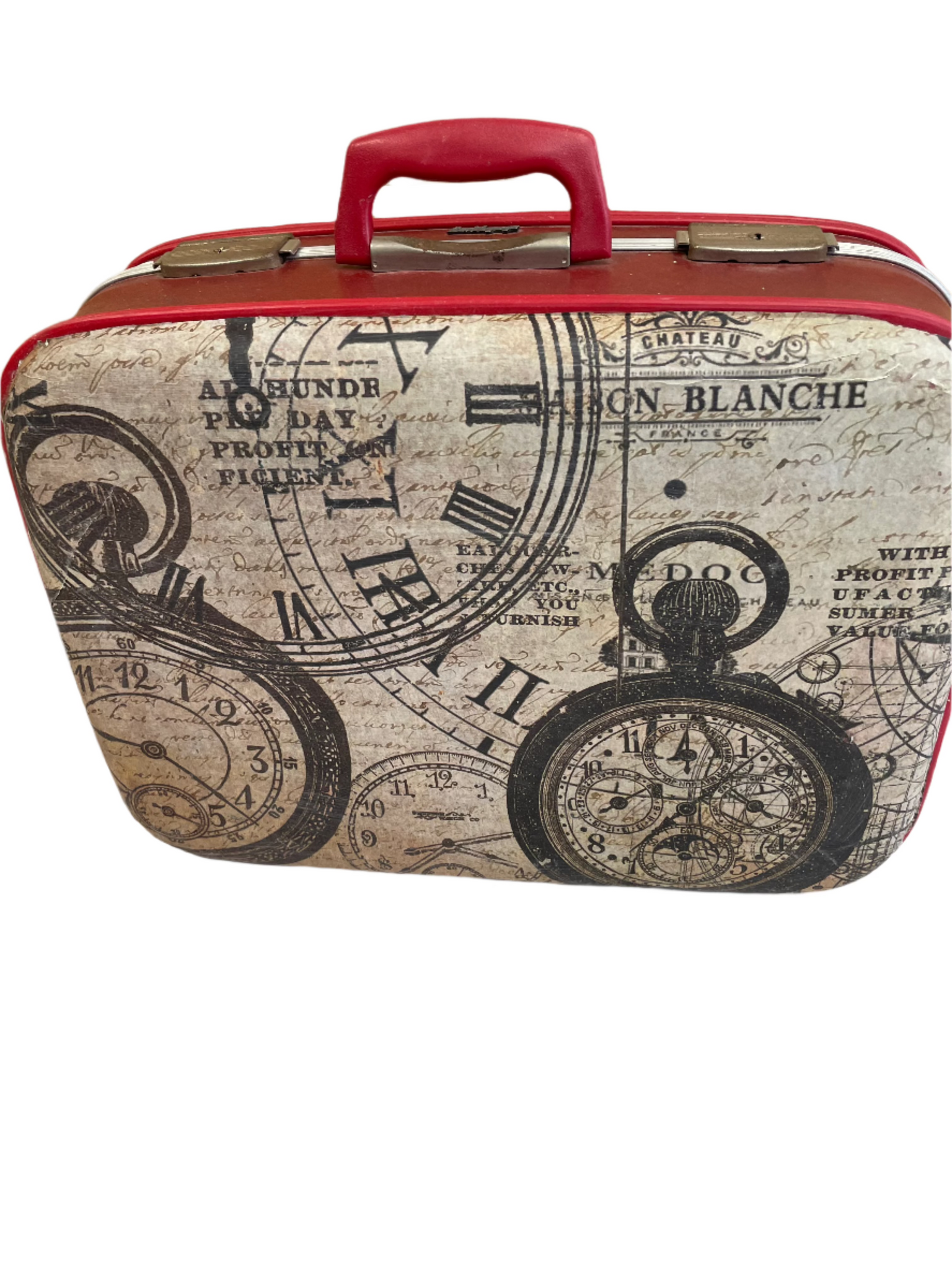 Clocks of Time - Vintage Suitcase Upcycles