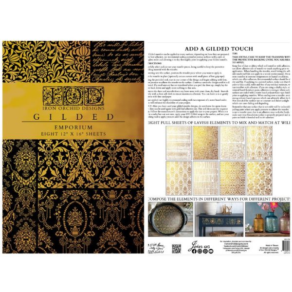 Emporium IOD Foil Transfer - Iron Orchid Designs