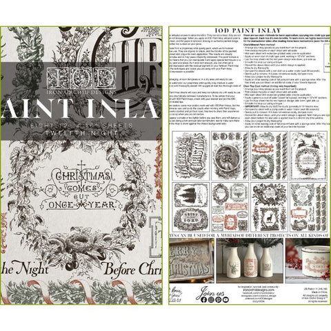 Twelfth Night Inlay (12″x16″) Q3 2025 - LIMITED EDITION - Iron Orchid Designs