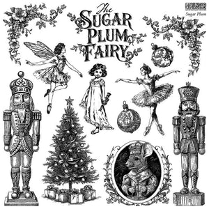 Sugar Plum (Single Sheet12″x12″) Q3 2025 LIMITED EDITION - Iron Orchid Designs