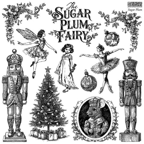 Sugar Plum (Single Sheet12″x12″) Q3 2025 LIMITED EDITION - Iron Orchid Designs