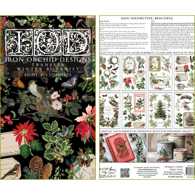 Winter Botanist (8″x12″) Q3 2025 LIMITED EDITION - Iron Orchid Designs