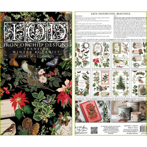 Winter Botanist (8″x12″) Q3 2025 LIMITED EDITION - Iron Orchid Designs