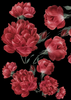 Large dark flower wall art - Made By Marley Decoupage Paper