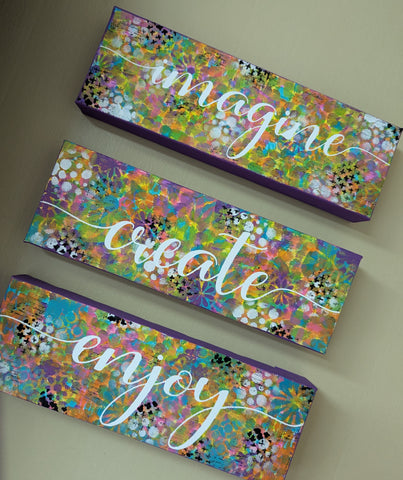 Inspirational Painted Canvas with Pamdemonium