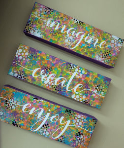 Inspirational Painted Canvas with Pamdemonium