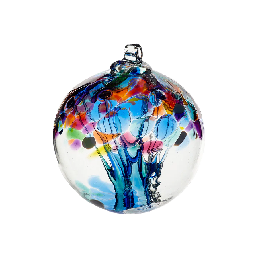 Tree of Enchantment Glass Ball - 2 inches.