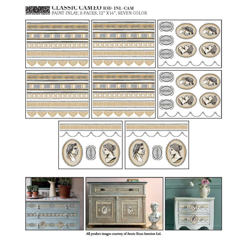 Classic Cameo - Paint Inlay - Iron Orchid Designs – Muckabout