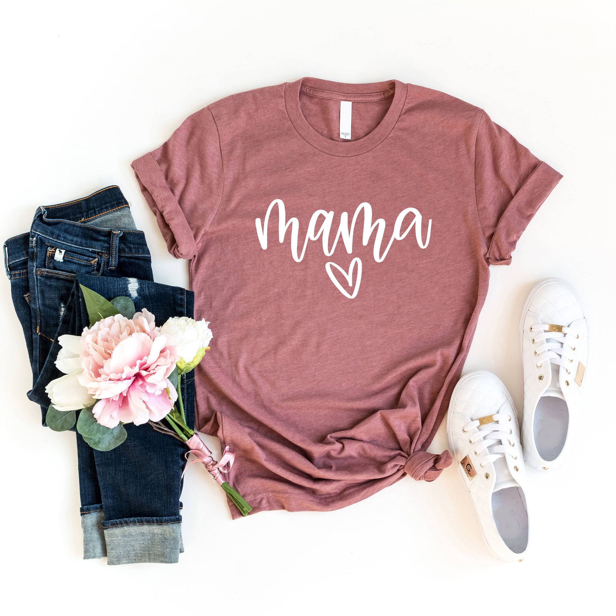 T-Shirt - Mama Heart - Light & Shine