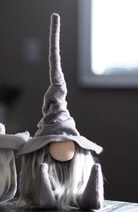 Librarian Wizard Gnome- Grey
