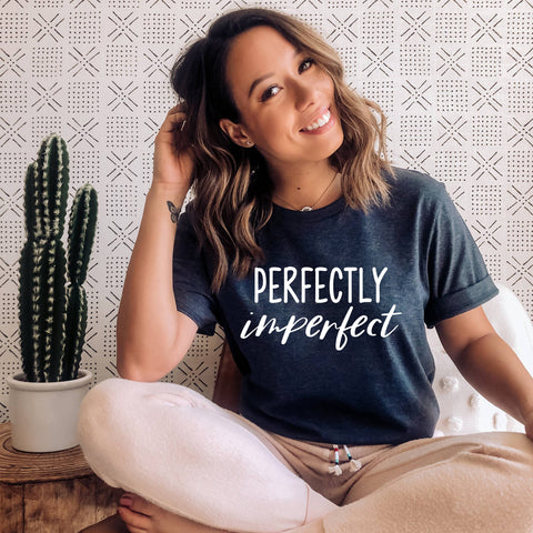T-Shirt - perfectly imperfect - Light & Shine