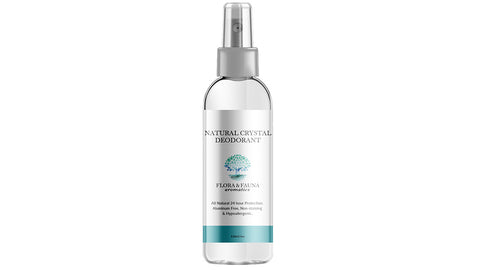 Natural Crystal Deodorant 120ml - Flora & Fauna Aromatics