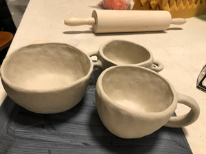 Clay Class for Adults - Handbuilt Project Making Series