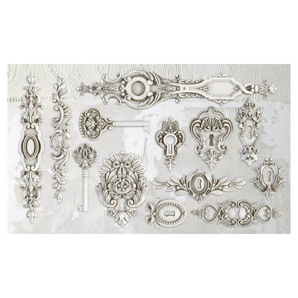 Lock & Key - Decor Mould - Iron Orchid Designs