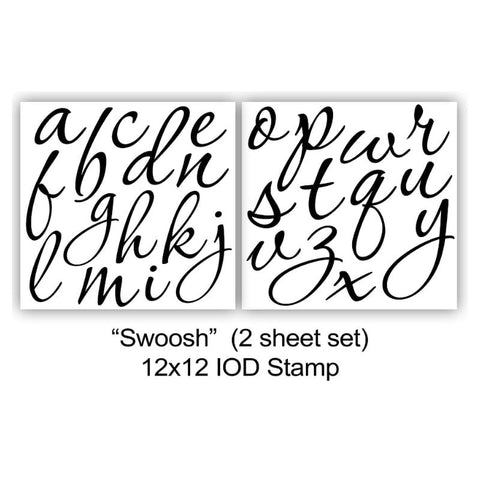 Swoosh Décor Stamp - Iron Orchid Designs