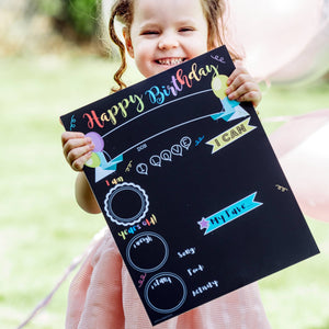 Reusable Milestone Birthday Sign - Love Designs