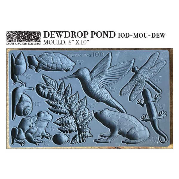 Dewdrop Pond IOD Mould - Iron Orchid Designs