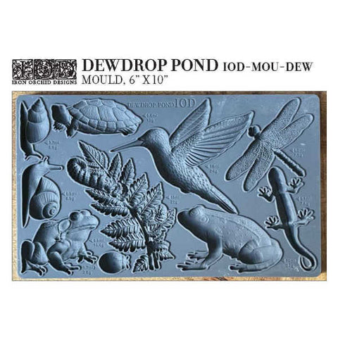 DEWDROP POND IOD Mould (6"x10") - Iron Orchid Designs