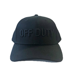 Off Duty Cap Black