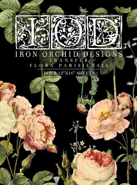 Flora Parisiensis Decor Transfer - Iron Orchid Designs