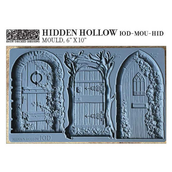 HIDDEN HOLLOW IOD Mould (6"x10") - Iron Orchid Designs