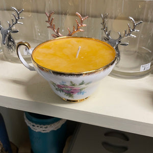 Beeswax Candle Teacup