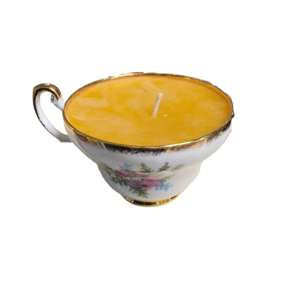 Beeswax Candle Teacup
