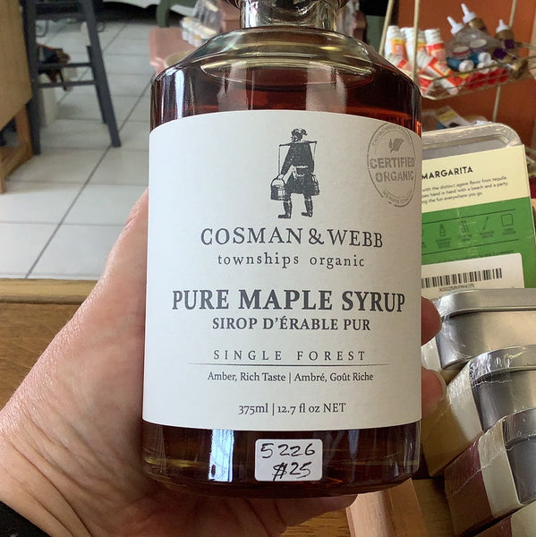 Maple Syrup - Organic - Cosman & Webb